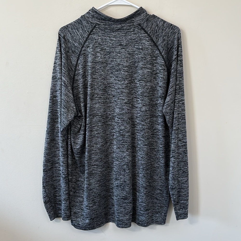 Under Armour Men’s Tech 1/2 Zip Long Sleeve Black Marled Size XL - Picture 6 of 8